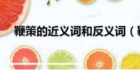 鞭策的近义词和反义词(鞭策的近义词)