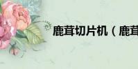 鹿茸切片机(鹿茸切片)