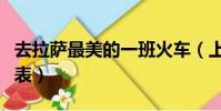 去拉萨最美的一班火车(上海到拉萨火车时刻表)