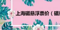 上海磁悬浮票价(磁悬浮票价)