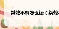 桀骜不羁怎么读(桀骜不驯怎么读)