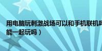 用电脑玩刺激战场可以和手机联机吗(刺激战场电脑和手机能一起玩吗)