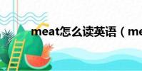 meat怎么读英语(meat怎么读)