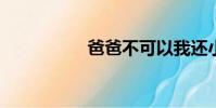 爸爸不可以我还小好深