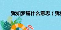 犹如梦魇什么意思(犹如梦的意思)