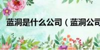 蓝洞是什么公司(蓝洞公司是哪个国家的)