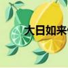 大日如来佛（释迦牟尼是如来佛吗）