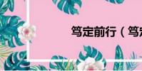 笃定前行(笃定)