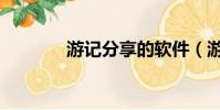 游记分享的软件(游记分享)