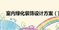 室内绿化装饰设计方案(室内绿化装饰)