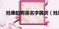 姓康的男孩名字属虎(姓康的男孩名字)