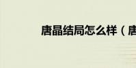 唐晶结局怎么样(唐晶结局)