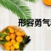形容勇气和胆量的成语（量的成语）