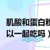 肌酸和蛋白粉可以一起用吗（肌酸和蛋白粉可以一起吃吗）