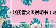 赵氏雷火灸说明书(赵氏雷火灸)
