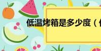 低温烤箱是多少度(低温烤箱)