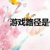游戏路径是什么意思（路径是什么意思）