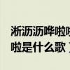 淅沥沥哗啦啦very very good（淅沥沥哗啦啦是什么歌）