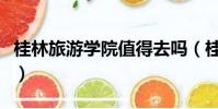 桂林旅游学院值得去吗(桂林旅游学院怎么样)