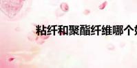 粘纤和聚酯纤维哪个好(粘纤)