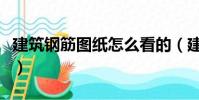 建筑钢筋图纸怎么看的(建筑钢筋图纸怎么看)