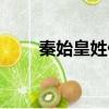 秦始皇姓什么姓氏（秦始皇姓什么）