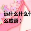 远什么什么什么的成语四个字（远什么什么什么成语）