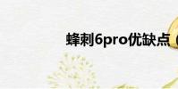 蜂刺6pro优缺点(蜂刺)