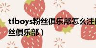 tfboys粉丝俱乐部怎么注册不上(tfboys粉丝俱乐部)