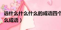 远什么什么什么的成语四个字(远什么什么什么成语)