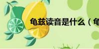 龟兹读音是什么(龟兹读音)
