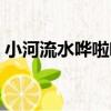 小河流水哗啦啦啦顺口溜（小河流水哗啦啦）
