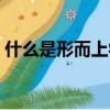 什么是形而上学唯心主义（什么是形而上学）
