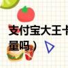 支付宝大王卡能不能免流（大王卡支付宝免流量吗）