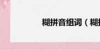 糊拼音组词(糊拼音)