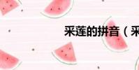 采莲的拼音(采莲)