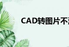 CAD转图片不清晰（cad转图片）