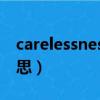 carelessness是什么意思?（careless什么意思）