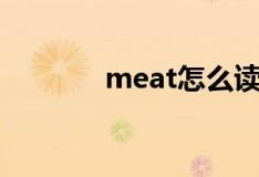 meat怎么读（meet怎么读）