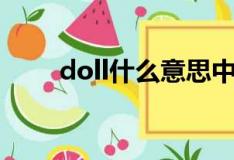 doll什么意思中文（doll什么意思）