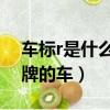 车标r是什么品牌的车 翅膀（车标r是什么品牌的车）