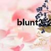 blunt怎么读音标（blunt怎么读音）