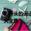 影开头的词语接龙大全（影字开头的成语接龙大全集）