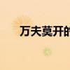 万夫莫开的前一句是什么（万夫莫开）