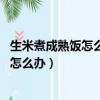 生米煮成熟饭怎么办 脑筋急转弯是什么生肖（生米煮成熟饭怎么办）
