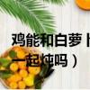 鸡能和白萝卜一起炖吗怎么做（鸡能和白萝卜一起炖吗）
