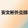 安文彬外交部礼宾司司长两秒之争（安文彬）