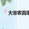 大非农百度百科（大非农是什么东西）