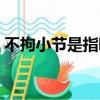 不拘小节是指哪个生肖（不拘小节打一生肖）