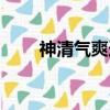 神清气爽造句简单（神清气爽造句）